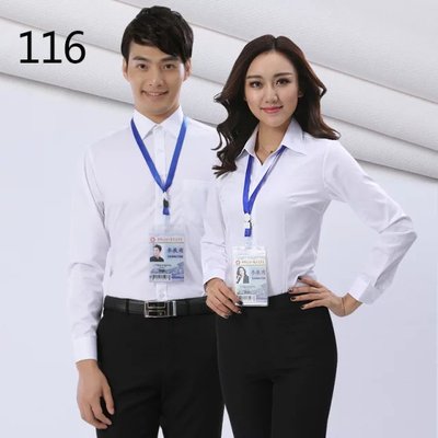 C116#斜紋短袖襯衫男女款