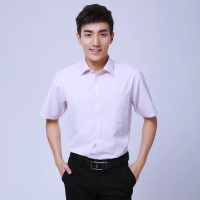 C116#01斜紋短袖襯衫男女款